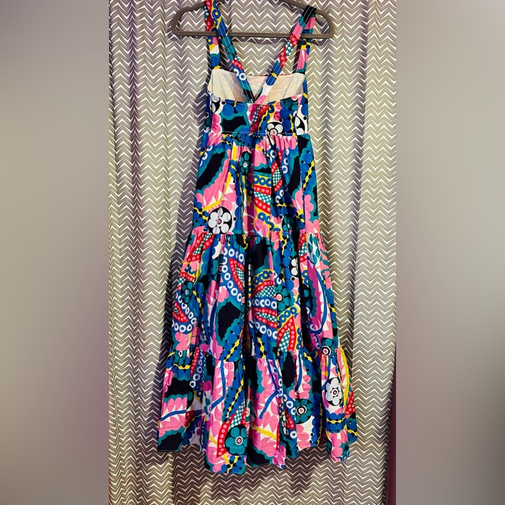 J. Crew | Apron maxi dress in Ratti® kaleidoscope floral, Size 4 - Picture 5 of 8